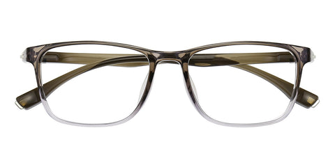 Altus Rectangle Martini Olive/Gray/Clear Eyeglasses